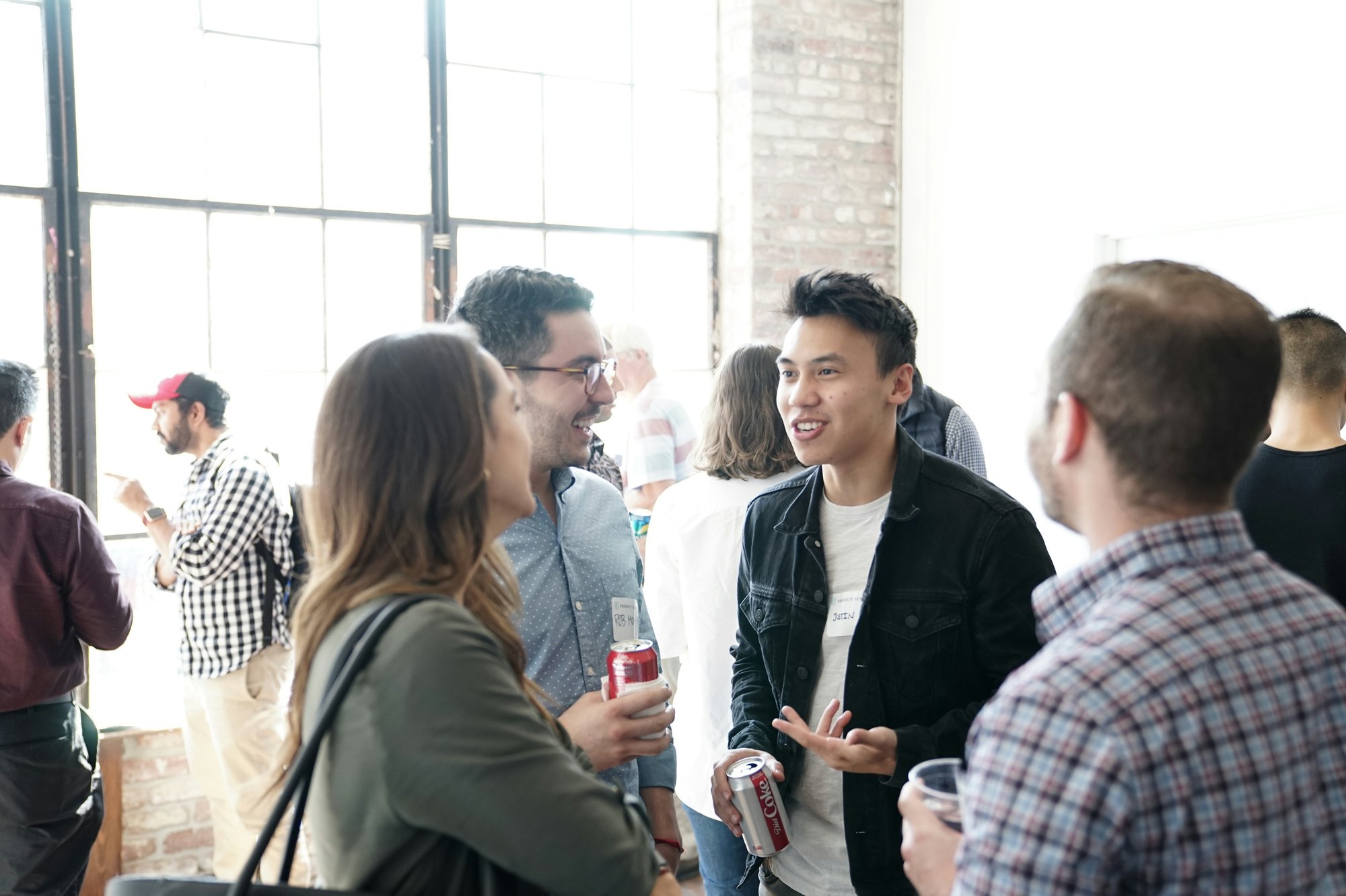 Students at a gathering